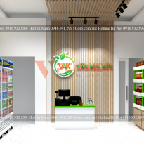 Thiết kế shop trái cây chị Vân Anh- Cần Thơ